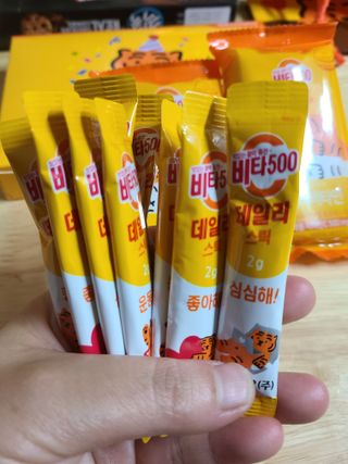 광동생활건강 [광동] 비타 500 데일리 스틱 VB, VC를 함유한 멀티비타민 30포+30포 — 5점을 준 리뷰어가 2022년 7월 올린 사용 사진