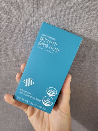 클린24시간 슬림앤유산균 1박스 (3.5g X 15포) — 5점을 준 리뷰어가 2022년 7월 올린 사용 사진