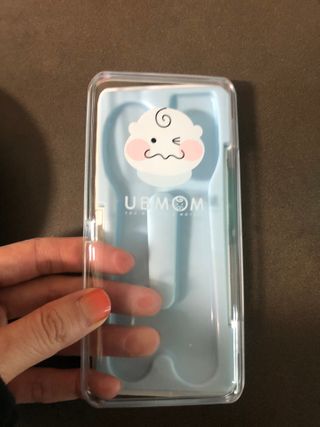 유비맘 스푼포크 케이스 세트 1+1 _컬러랜덤 발송 — 5점을 준 리뷰어가 2021년 2월 올린 사용 사진