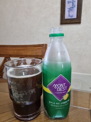 몽베스트 Montbest with Sparkling water Lemon OR Lime 20병(랜덤) — 3.5점을 준 리뷰어가 2022년 7월 올린 사용 사진