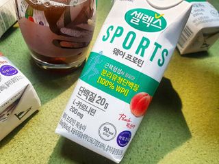 셀렉스스포츠 셀렉스 스포츠 웨이 프로틴 복숭아_ 330ml x 12팩 — 5점을 준 리뷰어가 2021년 3월 올린 사용 사진