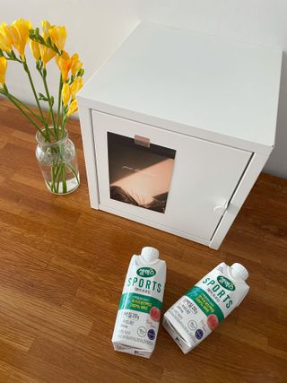 셀렉스스포츠 셀렉스 스포츠 웨이 프로틴 복숭아_ 330ml x 12팩 — 5점을 준 리뷰어가 2021년 3월 올린 사용 사진