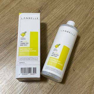 랑벨 내츄럴 딥 클렌징 워터 500ml — 2.5점을 준 리뷰어가 2022년 6월 올린 사용 사진