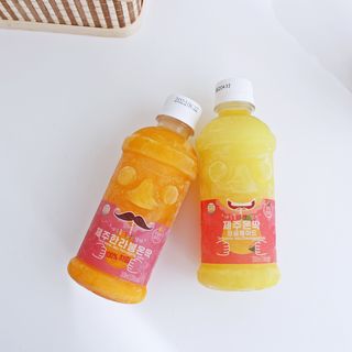 탐라원 제주의 맛, 몬딱주스 4종세트 - 한라봉몬딱주스, 천혜향몬딱주스, 청귤에이드, 당근몬딱주스 — 5점을 준 리뷰어가 2021년 8월 올린 사용 사진