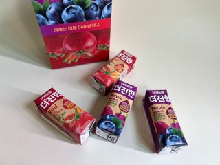 [롯데칠성] 야채듬뿍 더'진한 [롯데칠성] 야채는 이제 COLORFULL! 야채듬뿍  더 진한 레드 4개 +퍼플 4개 (총 8개) — 5점을 준 리뷰어가 2023년 6월 올린 사용 사진