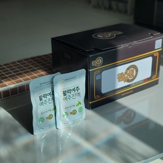 참유원 특허제조 활력 여주진액 여주즙 50포 — 5점을 준 리뷰어가 2022년 1월 올린 사용 사진
