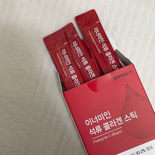 이너미인 석류 콜라겐 스틱 — 5점을 준 리뷰어가 2021년 1월 올린 사용 사진