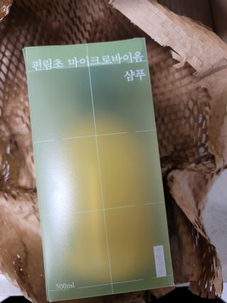 방방곳곳 편림초 마이크로바이옴 샴푸 — 5점을 준 리뷰어가 2022년 6월 올린 사용 사진