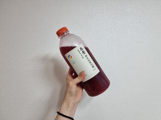 트롯전통식혜 트롯레드비트식혜 1리터 +500리터 — 2.5점을 준 리뷰어가 2021년 5월 올린 사용 사진