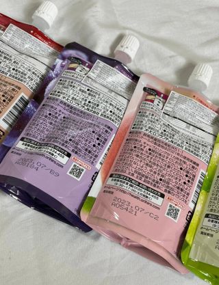 ORIHIRO 오리히로 곤약젤리 제로칼로리 130g 4종 4팩(맛별로 1팩씩) — 5점을 준 리뷰어가 2023년 2월 올린 사용 사진