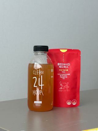 클린24시간 레드박스 1BOX(5포) + 전용보틀(500ml) — 5점을 준 리뷰어가 2024년 2월 올린 사용 사진