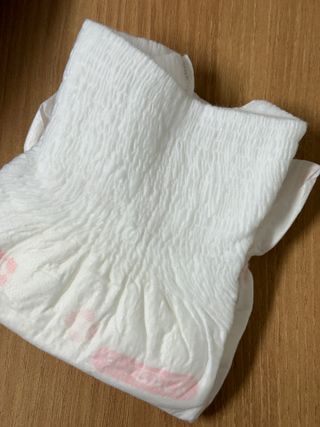 N[템포 ] 패드 내추럴 순면 입는 오버나이트 5P * 2개 — 5점을 준 리뷰어가 2024년 4월 올린 사용 사진