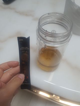 프리마인 자체 기업부설 연구소에서 찾아낸 건강한 수면의 비밀.  슬립토 플러스 30포 — 5점을 준 리뷰어가 2021년 12월 올린 사용 사진