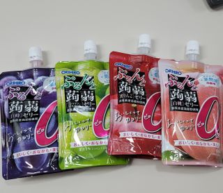 ORIHIRO 오리히로 곤약젤리 제로칼로리 130g 4종 4팩(맛별로 1팩씩) — 4점을 준 리뷰어가 2023년 2월 올린 사용 사진