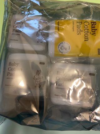 디어엘로디 프리미엄 유기농 유아 솜티슈 40매 3Pack +60매 1Pack 혼합형 — 5점을 준 리뷰어가 2021년 5월 올린 사용 사진