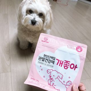 My Pet Care 천연단백질 관절건강에 개좋아 — 4점을 준 리뷰어가 2021년 1월 올린 사용 사진