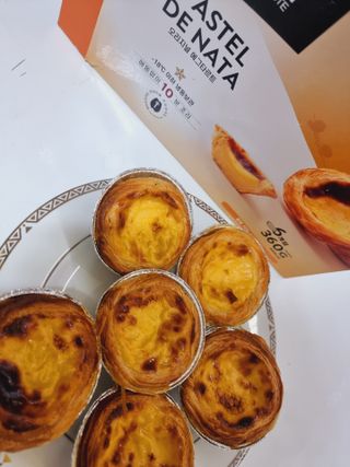 디앙뜨 포르투갈 에그타르트 오리지널 맛+패션후르츠 맛 중 택1 — 5점을 준 리뷰어가 2021년 7월 올린 사용 사진