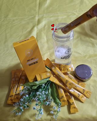 주식회사 씨크릿비에프랩 마시는 아미노산 아미토리 열대과일맛 14포 [1포, 5g / 보틀증정] — 5점을 준 리뷰어가 2023년 1월 올린 사용 사진