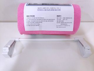 위케어 일회용 향균 수세미 50매 2롤 세트 총 100매 Pink — 5점을 준 리뷰어가 2021년 2월 올린 사용 사진