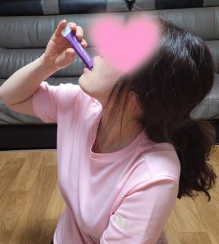 [유산균] 오마이락 프리미엄 포스트바이오틱스 30P — 5점을 준 리뷰어가 2022년 12월 올린 사용 사진