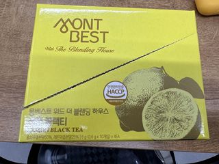 몽베스트 위드더 블랜딩 하우스 _레몬 블랙티 — 5점을 준 리뷰어가 2023년 1월 올린 사용 사진