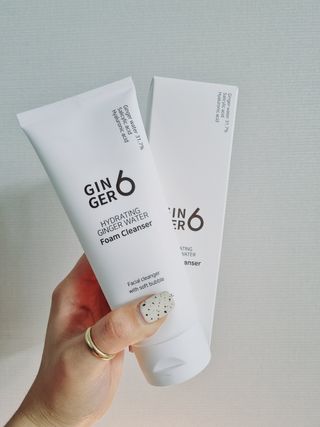 GINGER6 하이드레이팅 진저 워터 폼클렌징 — 5점을 준 리뷰어가 2021년 10월 올린 사용 사진