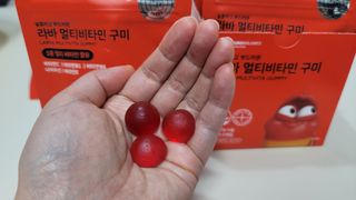 [푸름웰니스] 라바 멀티비타민 구미 36g — 5점을 준 리뷰어가 2022년 1월 올린 사용 사진