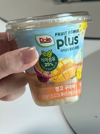 돌 Dole 식이섬유 플러스 후룻컵 198g 6입 X 2박스 — 4.5점을 준 리뷰어가 2022년 10월 올린 사용 사진