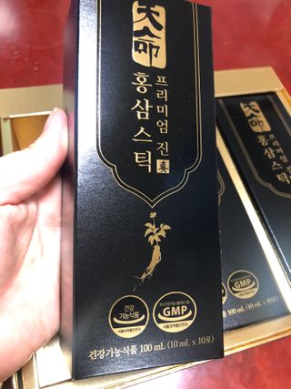 헬스업_천명진프리미엄홍삼스틱_10ml x 30포 — 4점을 준 리뷰어가 2021년 3월 올린 사용 사진