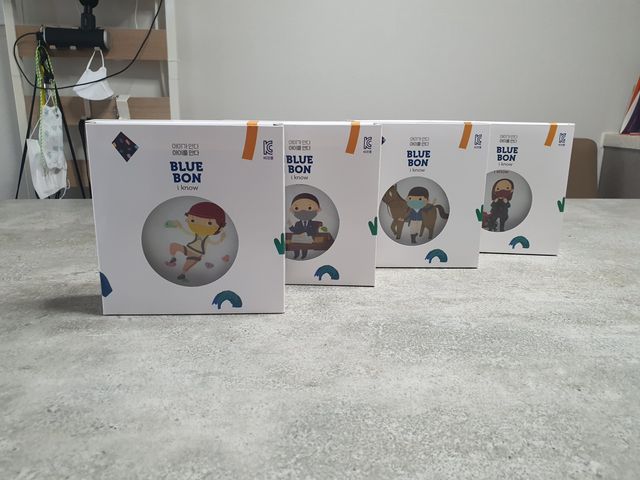 [블루 본 아이노우] 유아용 컬러마스크 40 PCS SET 2중 택 1 리뷰 사진