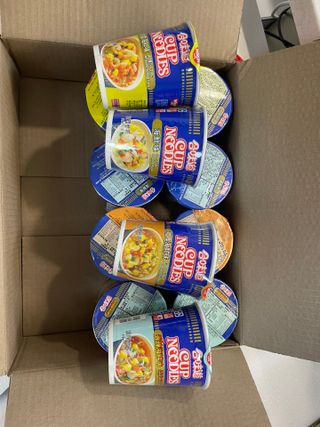 NISSIN 닛신 컵누들  4종 - 씨푸드오리지날, 씨푸드 스파이시, 씨푸드 커리, 씨푸드 XO소스 — 5점을 준 리뷰어가 2022년 3월 올린 사용 사진