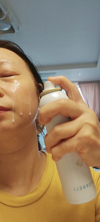 LIVE 포베리 올인원 엔자임 파우더 워시 + 토탈 솔루션 셀 에센스 미스트 — 4점을 준 리뷰어가 2022년 4월 올린 사용 사진