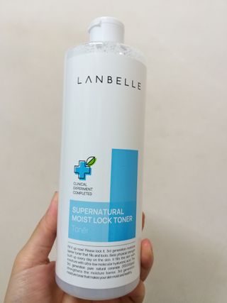 랑벨 수퍼내츄럴 수분잠금 토너 500ml (수분, 보습, 피부장벽 토너) — 5점을 준 리뷰어가 2022년 4월 올린 사용 사진