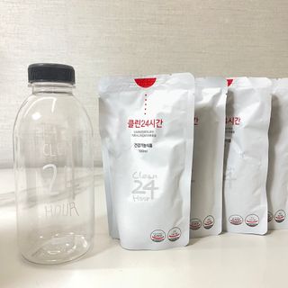 클린24시간 1BOX(5포) + 전용보틀(500ml) — 5점을 준 리뷰어가 2023년 2월 올린 사용 사진