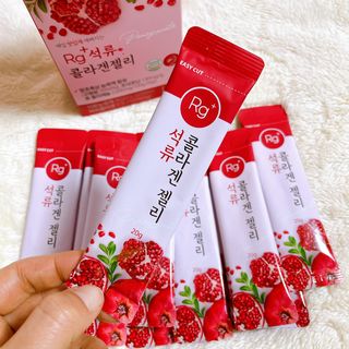 함초록 Rg+ 석류콜라겐젤리 — 4점을 준 리뷰어가 2021년 4월 올린 사용 사진