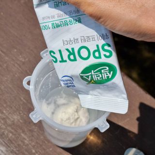 셀렉스스포츠 [복숭아맛] 셀렉스 스포츠 웨이 프로틴 파우더 스틱형 — 5점을 준 리뷰어가 2021년 5월 올린 사용 사진