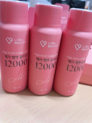 랩앤뷰티 메가 벨벳 콜라겐 12000 — 5점을 준 리뷰어가 2021년 5월 올린 사용 사진