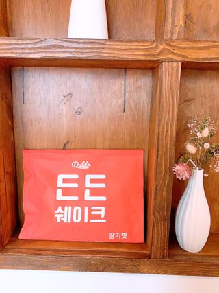 [덜다] 든든 식물성 단백질 쉐이크 40g X 7입 (곡물/딸기) — 2점을 준 리뷰어가 2023년 7월 올린 사용 사진