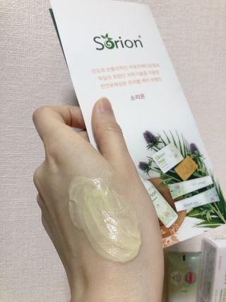 건선/아토/습진/민감성 피부 천연보습진정크림 소리온 크림 & 센시티브 크림 50g — 5점을 준 리뷰어가 2022년 2월 올린 사용 사진