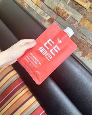 [덜다] 든든 식물성 단백질 쉐이크 40g X 7입 (곡물/딸기) — 5점을 준 리뷰어가 2023년 8월 올린 사용 사진