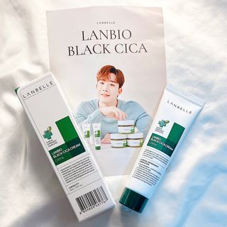 랑벨 랑바이오 블랙 시카 크림 50ml(블랙비 프로폴리스, 시카 4종, 판테놀 10 함유) — 5점을 준 리뷰어가 2022년 7월 올린 사용 사진