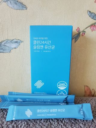 클린24시간 슬림앤유산균 1박스 (3.5g X 15포) — 5점을 준 리뷰어가 2023년 4월 올린 사용 사진