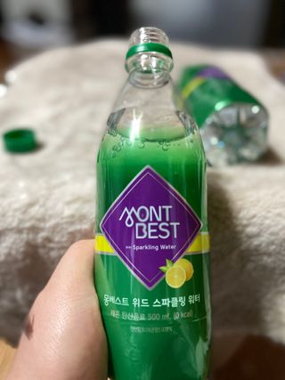 몽베스트 Montbest with Sparkling water Lemon OR Lime 20병(랜덤) — 5점을 준 리뷰어가 2022년 3월 올린 사용 사진