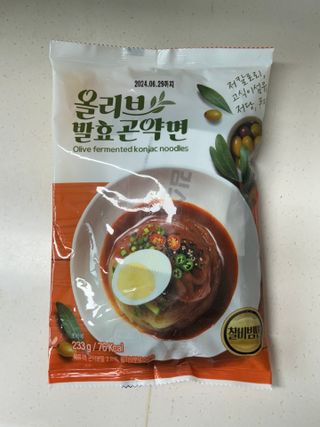 클린24시간 올리브 발효곤약면 찰비빔면 1세트-(3봉) — 4점을 준 리뷰어가 2024년 2월 올린 사용 사진
