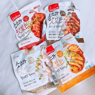 굽네몰 [굽네] 소스가 맛있는 닭가슴살 슬라이스 4종 — 5점을 준 리뷰어가 2021년 4월 올린 사용 사진