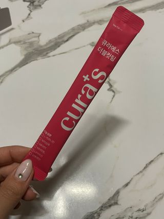 [큐라에스] 최신 다이어트 원료! 6중 기능성 더블컷팅 126g(2주일 분) — 4.5점을 준 리뷰어가 2023년 12월 올린 사용 사진