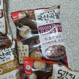 천일식품 5가지 국산 곡물로 만든 5가지 나물밥 — 5점을 준 리뷰어가 2021년 5월 올린 사용 사진