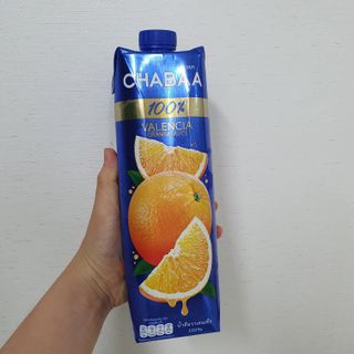 [차바] 발렌시아 오렌지주스 2개 — 5점을 준 리뷰어가 2021년 11월 올린 사용 사진