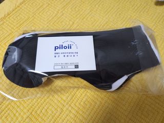 [사이즈가 있는 양말 필로이] 남/여 골지 발목 양말 4족 세트 남【S, M, L, XL】여【S, M, L】_컬러 랜덤 — 5점을 준 리뷰어가 2022년 6월 올린 사용 사진