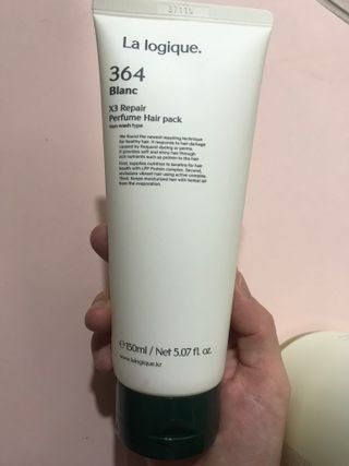 라로지크 X3 리페어 퍼퓸 헤어팩 150mℓ — 5점을 준 리뷰어가 2021년 12월 올린 사용 사진